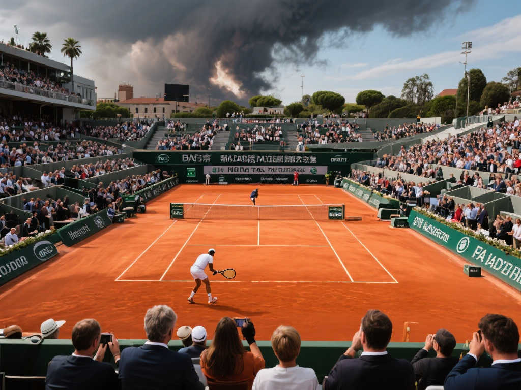 罕见一幕!西班牙大范围停电,马德里网球大师赛被迫中断 罕见一幕!西班牙大范围停电,马德里网球大师赛被迫中断